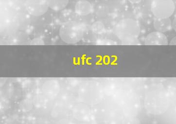 ufc 202